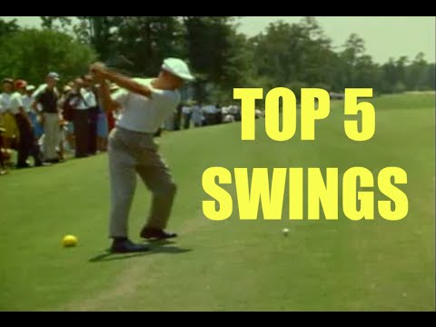 TOP 5 GOLF SWINGS OF ALL TIME!!