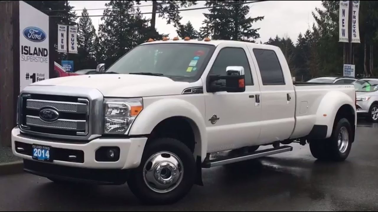 2014 Ford Super Duty F-450 DRW Platinum, One Owner ...