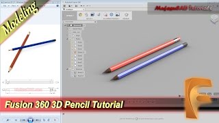 Fusion 360 3d Pencils Tutorial Practice Exercise 12