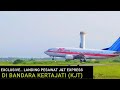EXCLUSIVE ️MOMEN LANDING PESAWAT J T EXPRESS DI BANDARA KERTAJATI