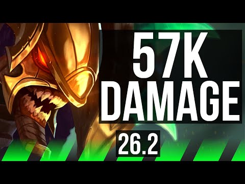 KHA'ZIX vs FIDDLESTICKS (JGL) | 57K damage | EUW Master | 26.2