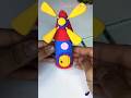 How to Make Windmill with CLAY, DIY Windmill Clay Art #shorts #clayart #diy #shortsfeed