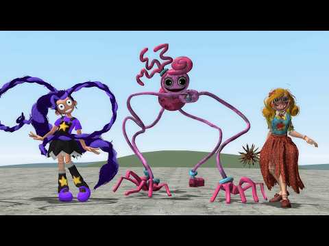 Surviving All Female Monsters Poppy Playtime | Garry's Mod