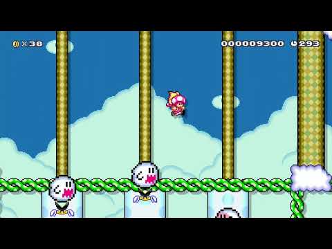 [SDW2] 6-5 Honeycomb Hollow by Kosten - Super Mario Maker 2 - No Commentary 1bz