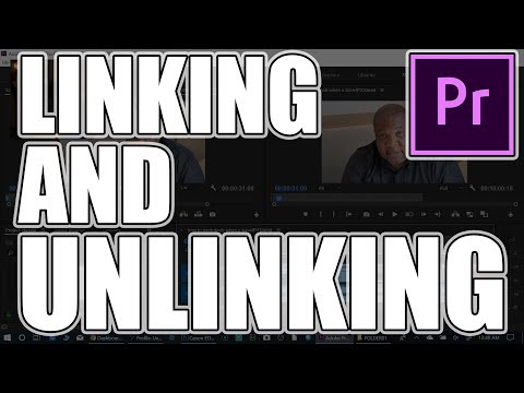 Linking and Unlinking Video and Audio in Premiere Pro