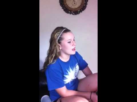 Kaylee, age 11, singing Anna Kendrick's song When I'm Gone!