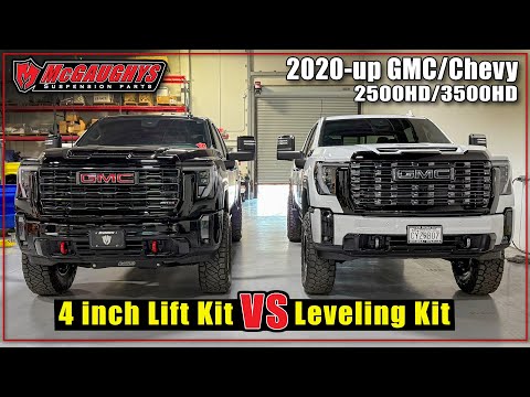 4\" Lift Kit vs. Leveling Kit - 2020+ GM/Chevy HD Trucks
