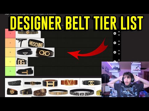 DESIGNER BELT TIER LIST | THE BEST TO FLEX?