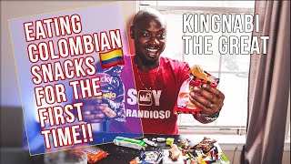COLOMBIAN Snack Food MUKBANG!! PART 1 - KingNabi the Great