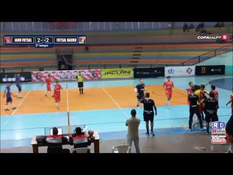 GOLS COPA DA LPF SUB 20 JAHU FUTSAL X FUTSAL BAURU FIB