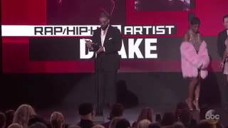 Drake Wins Best Rap/Hip Hop Artist - AMA's 2016 Award
