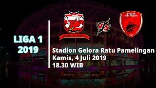 Jadwal Pertandingan dan Siaran Langsung Liga 1 2019 Madura United Vs PSM Makassar, Kamis (4/7)