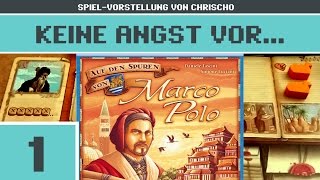 Teil 1 | Spielaufbau 2-Spieler-Einsteigerpartie | Auf den Spuren von Marco Polo (2015) | Brettspiel