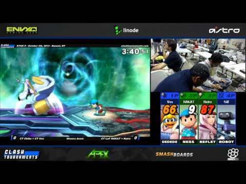 KTAR X - Nairo + LoF NAKAT vs CT Chibo + CT Vex - Smash 3DS