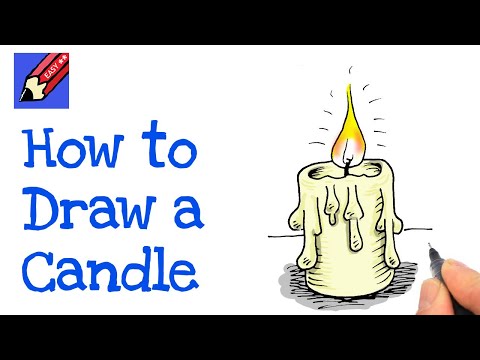 How to Draw a Candle Real Easy