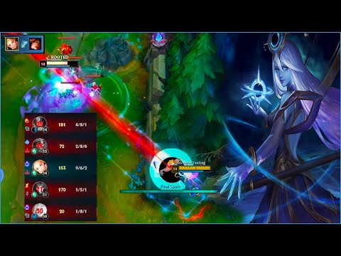 LUX GamePlay Soloq  -  4 bots in my team / LUX vs Miss Fortune - League Of Legends