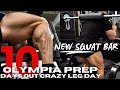 CRAZY LEG WORKOUT + NEW SQUAT BAR + HAIRCUT | MR OLYMPIA 2020 EP.4 | REGAN GRIMES