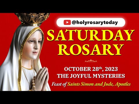 SATURDAY HOLY ROSARY ❤️ OCTOBER 28 2023 ❤️ JOYFUL MYSTERIES OF THE ROSARY [VIRTUAL] #holyrosarytoday