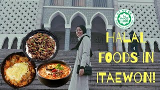 HALAL FOODS IN ITAEWON!