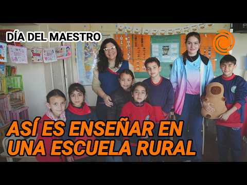 Siete alumnos, una maestra: los desafíos de enseñar en la escuela rural de Colonia Cocha