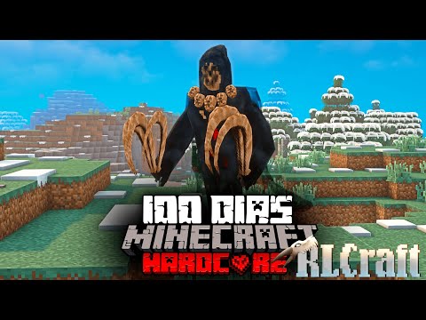 Naruplay - I survived 100 days WITH THE MOST DIFFICULT MODS that exist in Minecraft HARDCORE... This happened