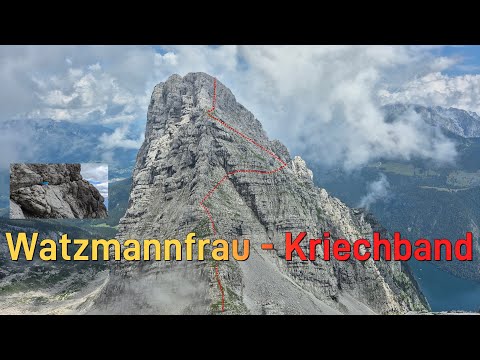 Watzmannfrau (2307m) über Kriechband mit 1. Kind