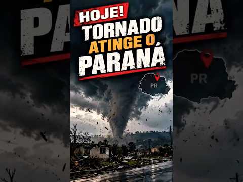 TORNADO NO PARANÁ #tornado #alerta #clima #paraná