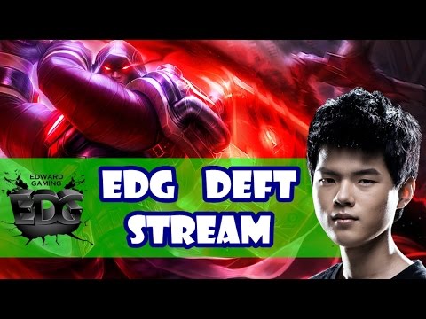 [ Aug 10, 2016 ] EDG Deft vs Samsung Crown | Jayce vs Lissandra | Kr challenger | s6 live stream