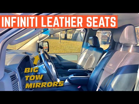 Putting INFINITI Leather Seats In My BASIC Nissan Titan *Luxury Towing Upgrades*