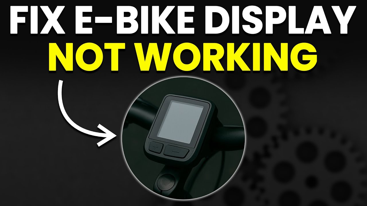 How To Fix E-Bike Display Not Working (How To Troubleshoot E-Bike Display Not Working)