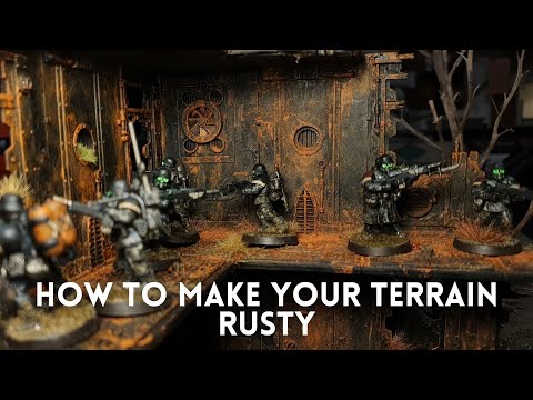 Warhammer 40k- Rusty building tutorial