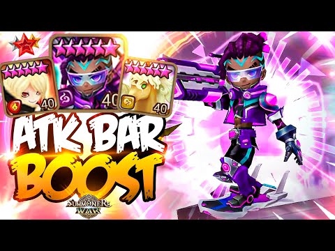 Crazy ATK BAR BOOST with Jackson - Summoners War
