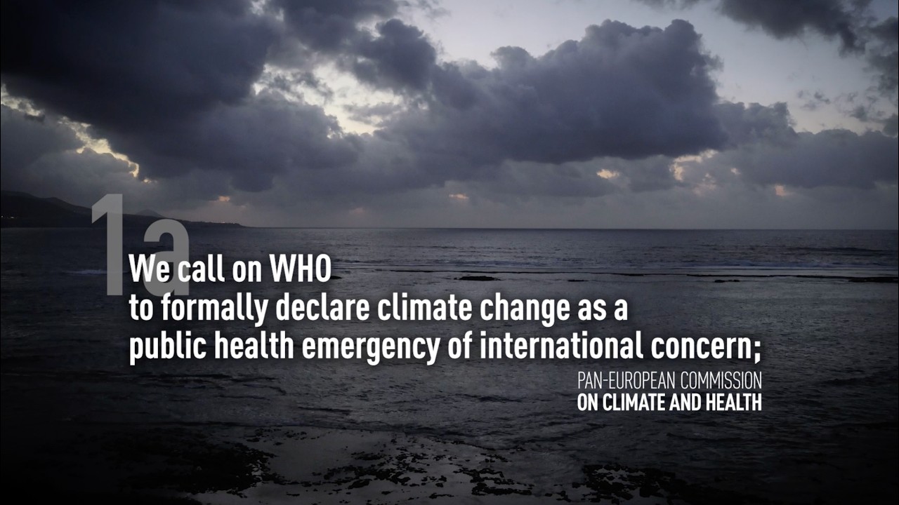 Confronting climate change as a catastrophic threat to human health