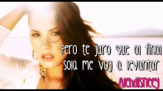 Demi Lovato | Rascacielos [Skyscraper spanish version] | Letra [Lyrics]