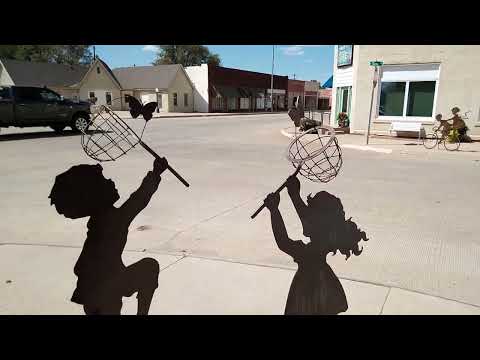 #18 -- Dropped Off in Downtown Buffalo, OK,  Out on the Hike, 23 Aug 2002