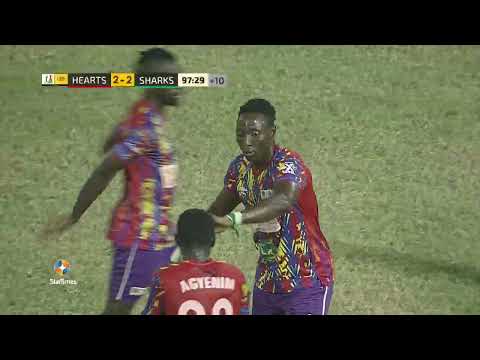 MTN FA CUP R16: HEARTS OF OAK 2-2  ELMINA SHARKS (All goals in 90minutes)