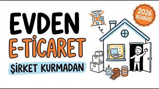 Evden E-Ticaret Nasıl Yapılır? Şirket Kurmadan Satış (2026 Rehberi)