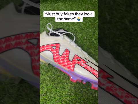 Why you should NEVER buy fake football boots 🫣 #footballboots #football #soccer