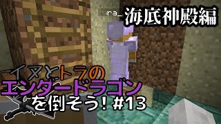 イヌとトラのエンダードラゴンを倒そう！Part.13 ～海底神殿編～