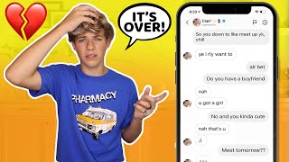 CATFISHING My Girlfriend To See If She CHEATS Prank *IT'S OVER* 💔| Walker Bryant