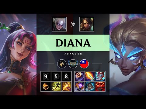 Diana Jungle vs Nidalee - TW Challenger Patch 25.13