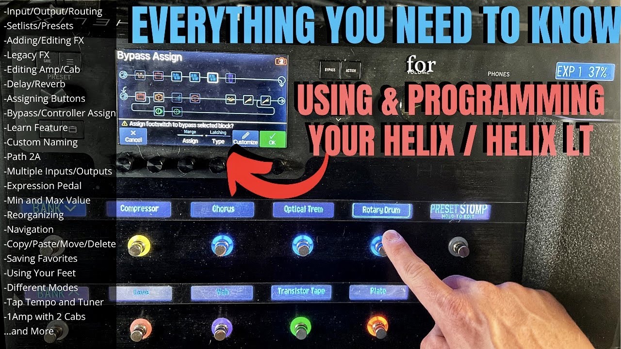 PROGRAMMING and GETTING STARTED w/ HELIX/HELIX LT - In Depth Guide