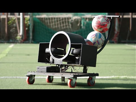 DIY Football Shooter | Soccer Ball Launcher Machine | Nevon Projects