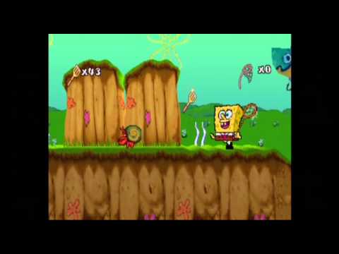 Spongebob Squarepants Supersponge PS1 - Walkthrough / Speedrun - Stage 1 Acts 1 - 4