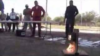 Coldfire demo en incendio electrico