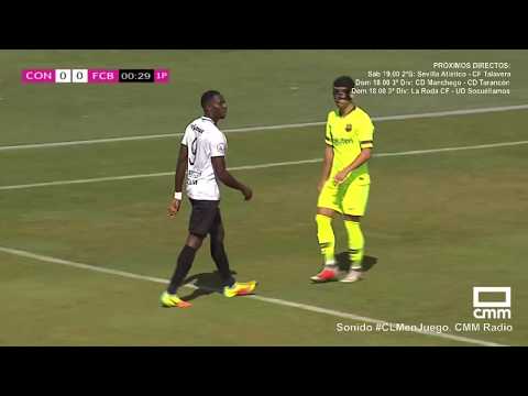 Fútbol 2ªB. UB Conquense  - FC Barcelona B (0-3) . Castilla - La Mancha. Media.