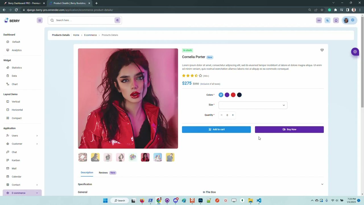 Django Berry PRO - General Information | AppSeed
