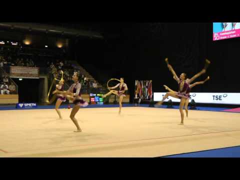 Berlin Masters 2015: Mehrkampf 2 Reifen/6 Keulen - Gruppe Aserbaidschan (AZE)