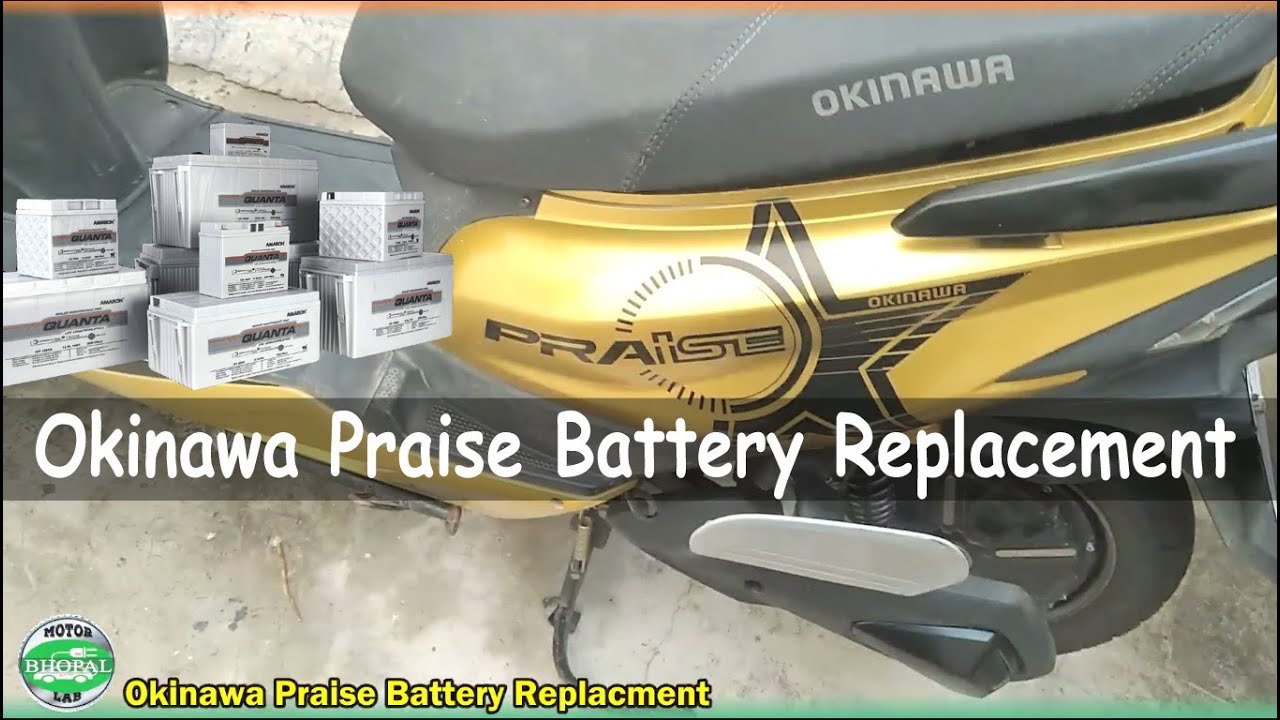 Watch video Okinawa Praise Battery Replacement II Ameron Quanta 26Ah Now Okinawa Praise Battery Replacement II Ameron Quanta 26Ah