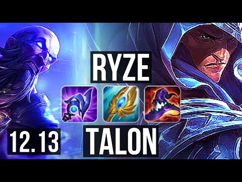 RYZE vs TALON (MID) | 2.1M mastery, 400+ games, 9/5/17 | EUW Diamond | 12.13
